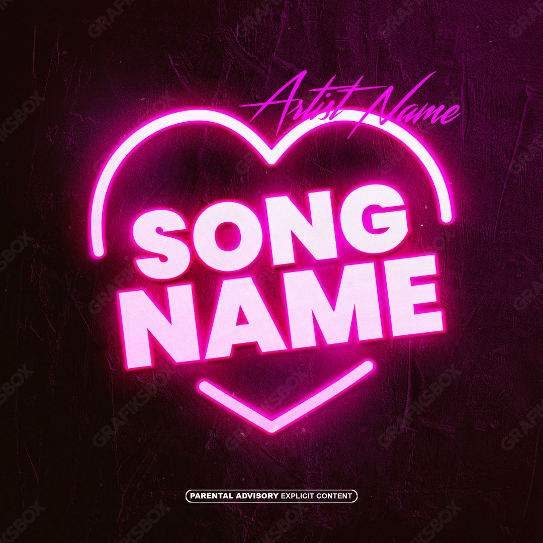 neon love premade cover art