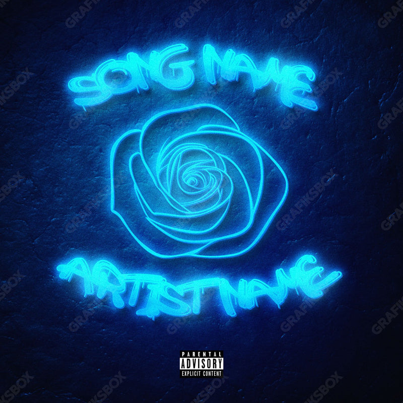 Neon RosE premade cover art