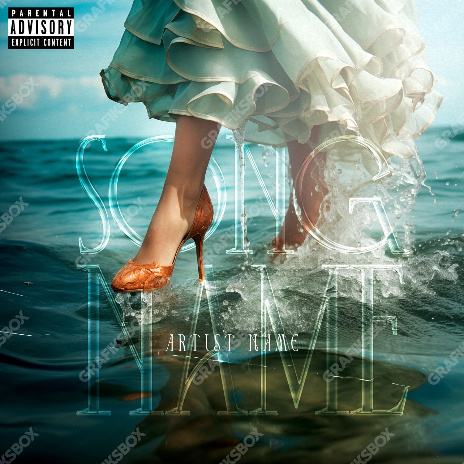 On water premade cover art