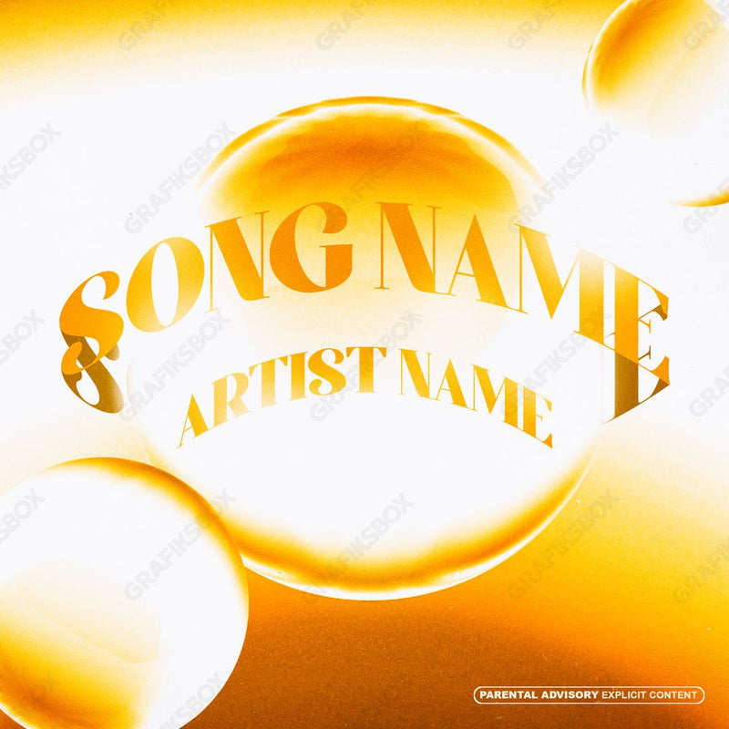 Orange premade cover art