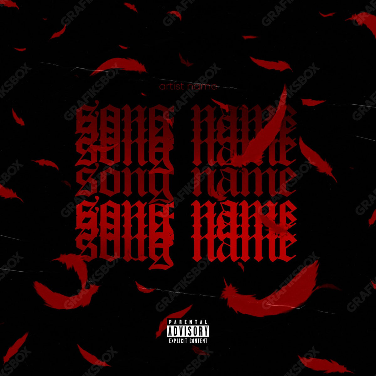 Plucking premade cover art