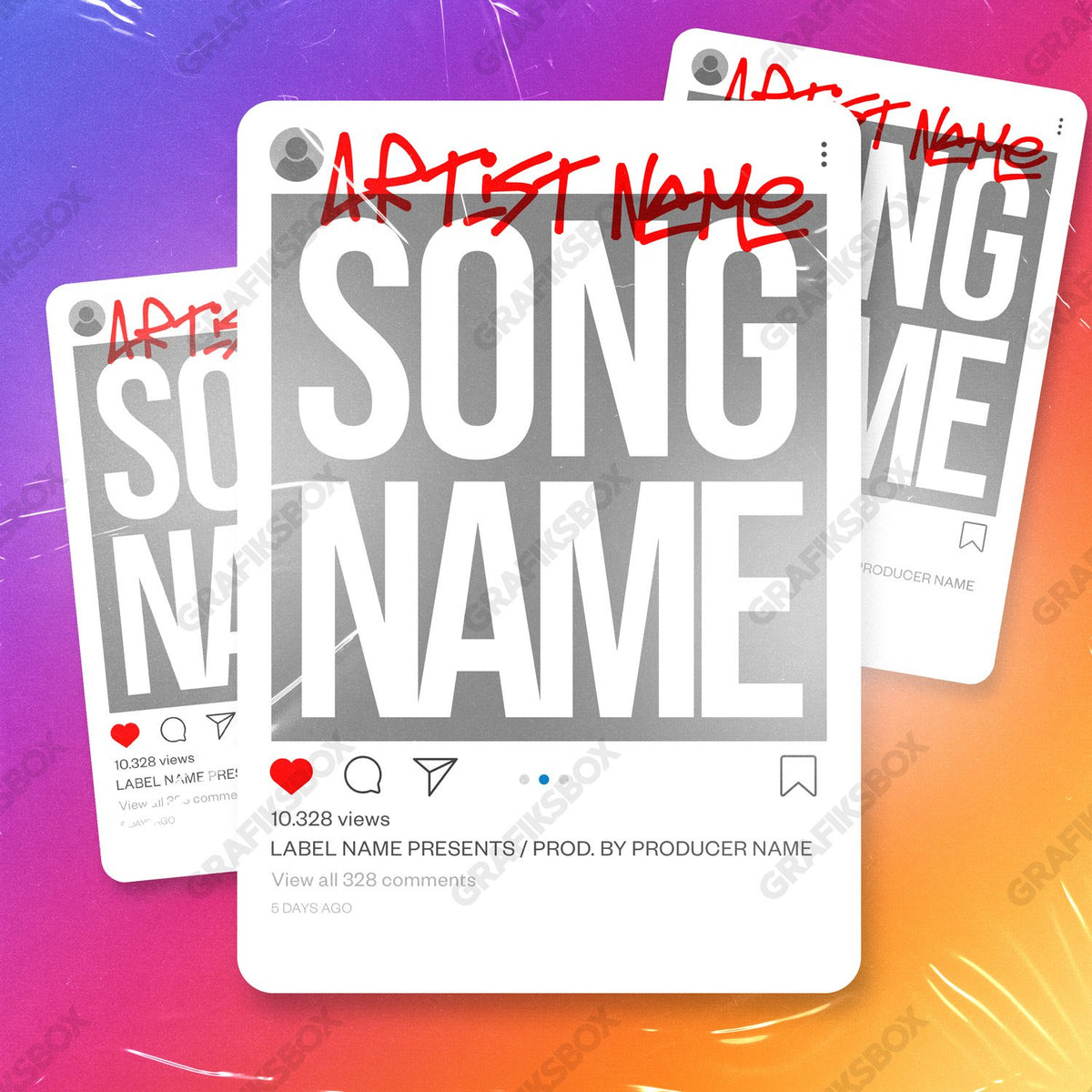 Post premade cover art