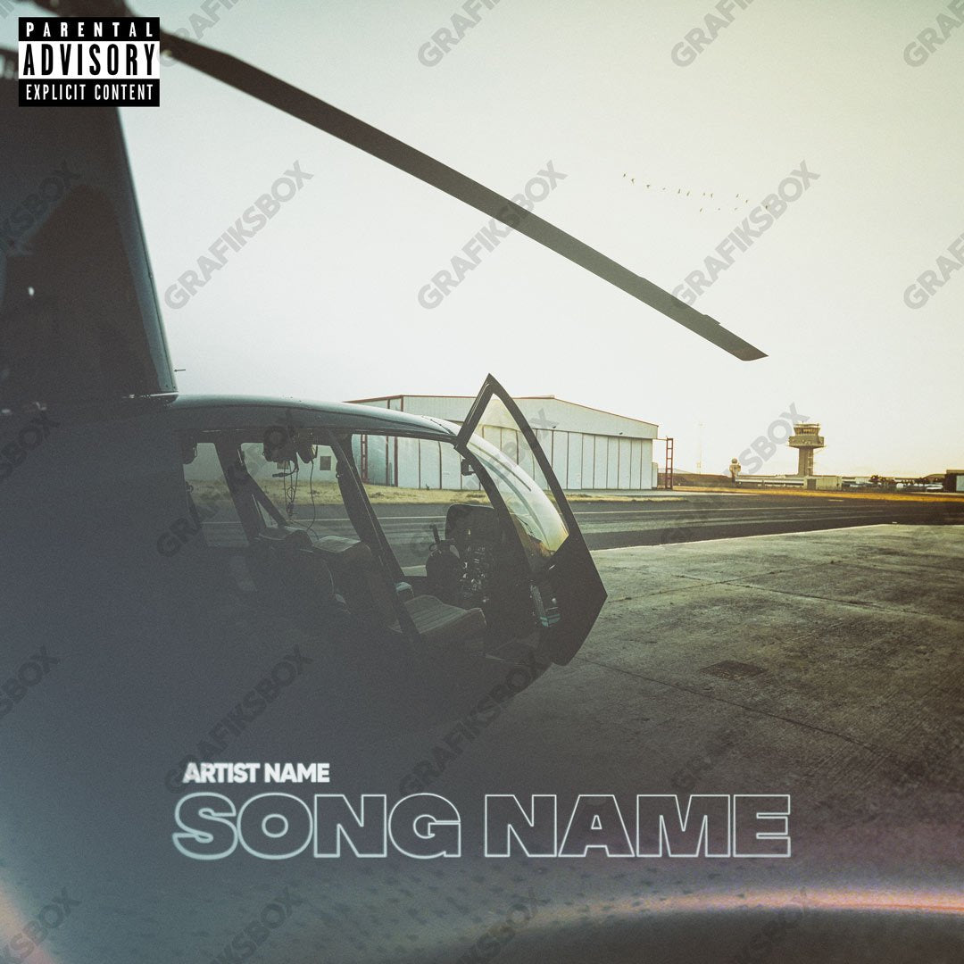 Private Helicopter premade cover art