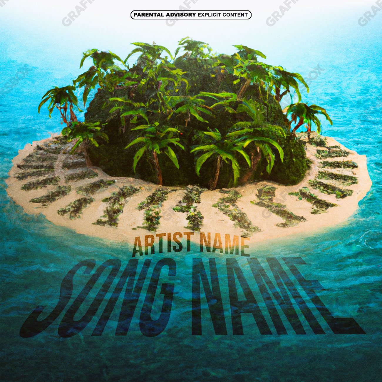 Private island premade cover art