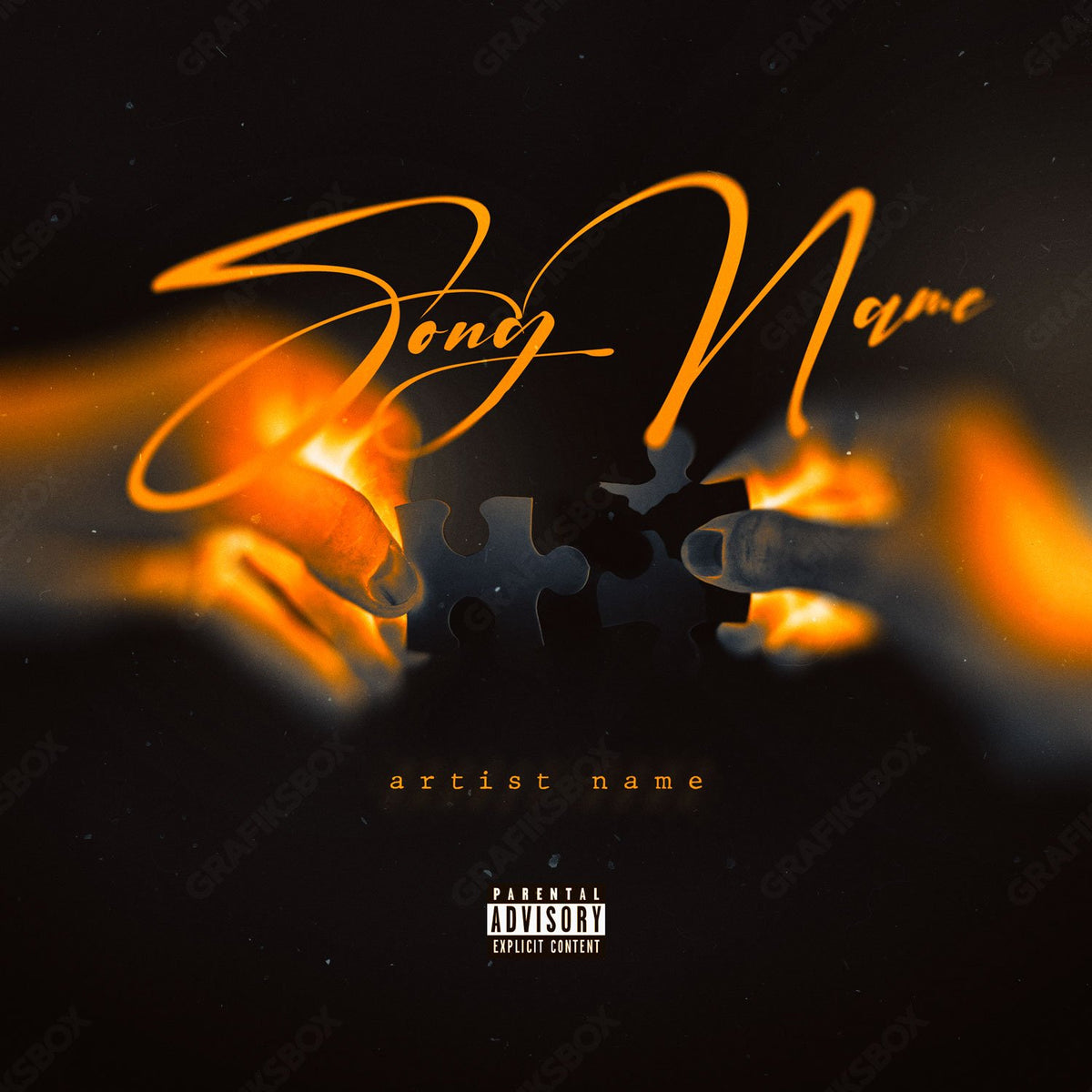 Puzzle premade cover art