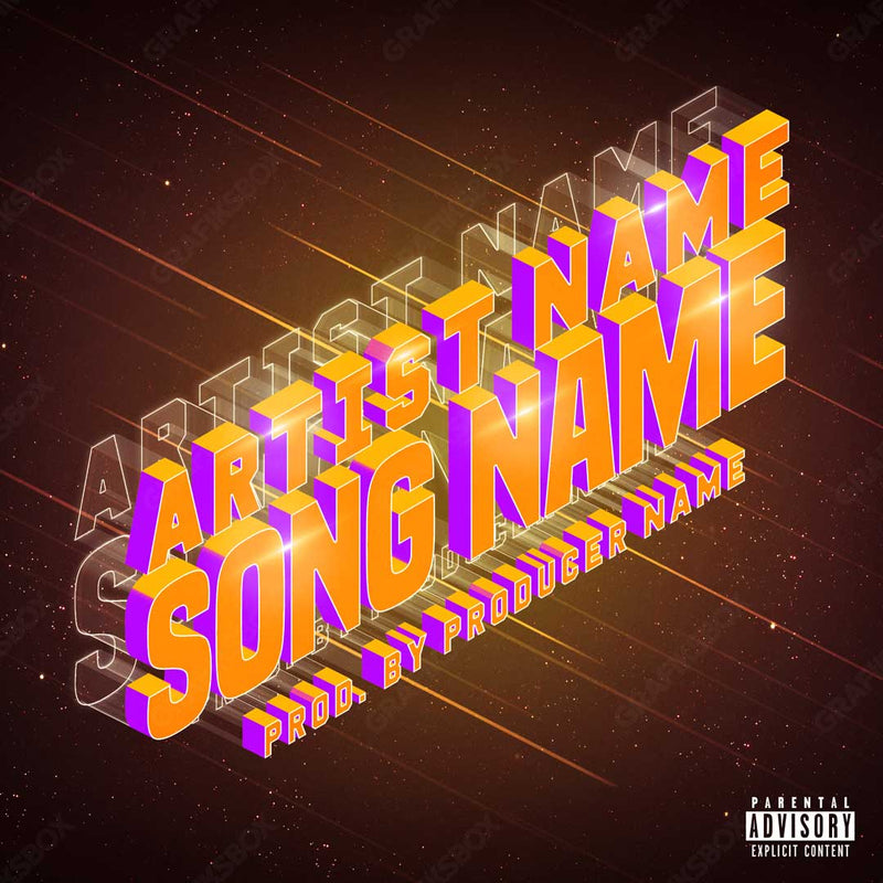 retro space premade cover art