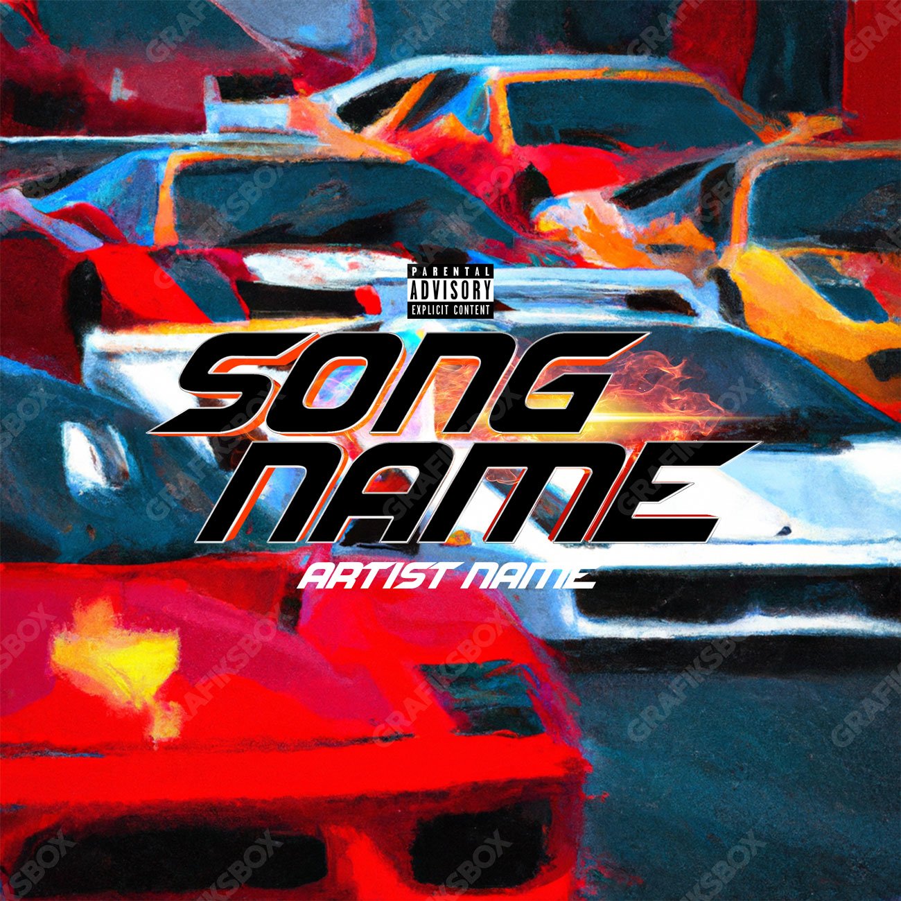 Race Day premade cover art