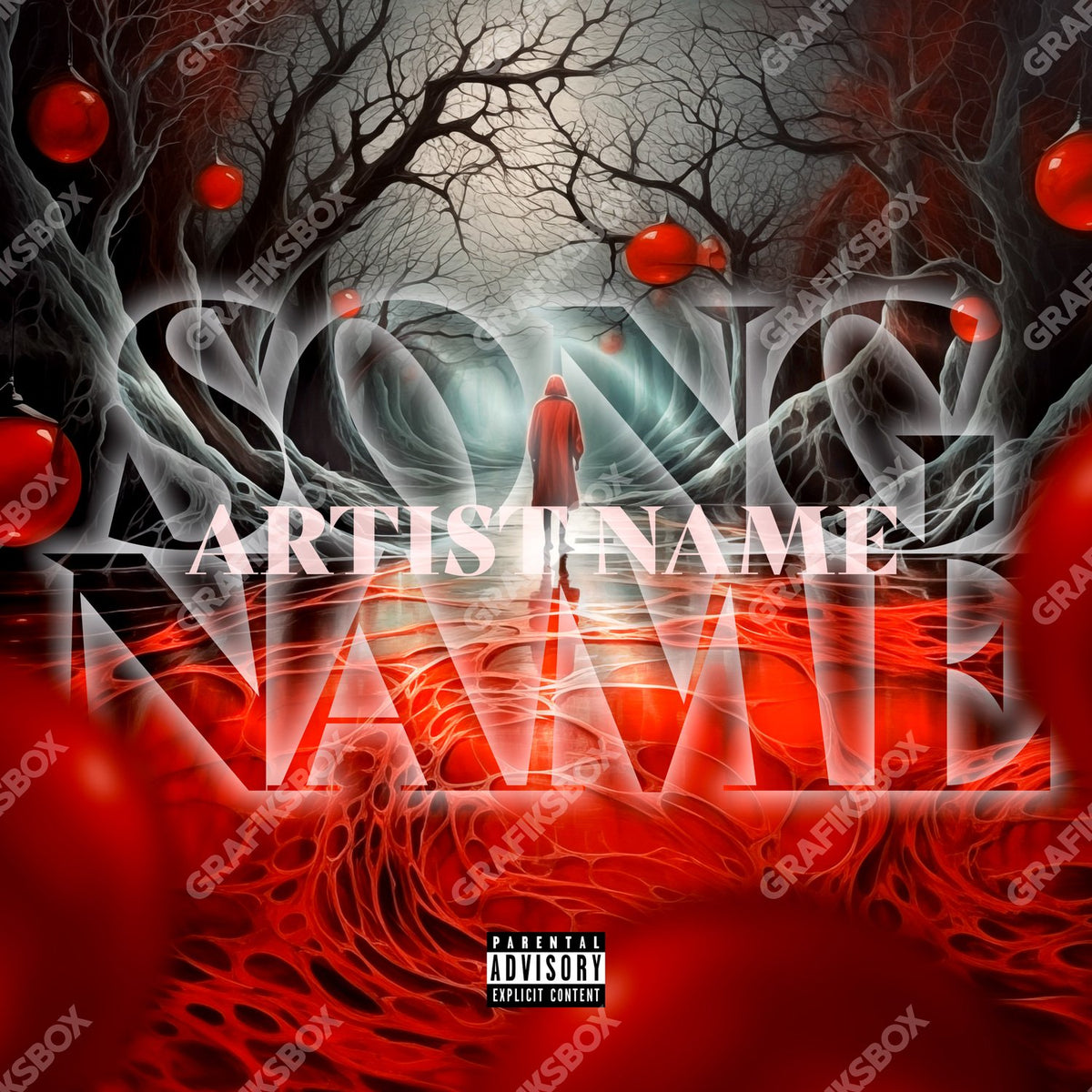 Red Fruit premade cover art