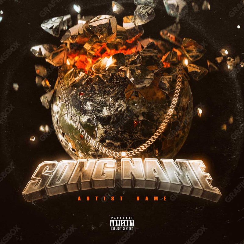 self destruction premade cover art
