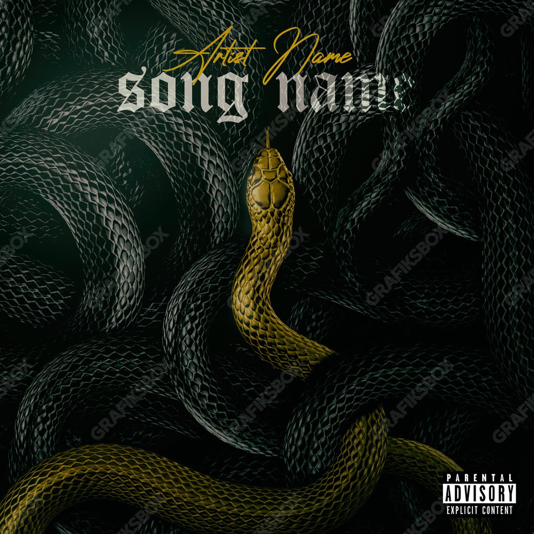 Gold Snake premade cover art