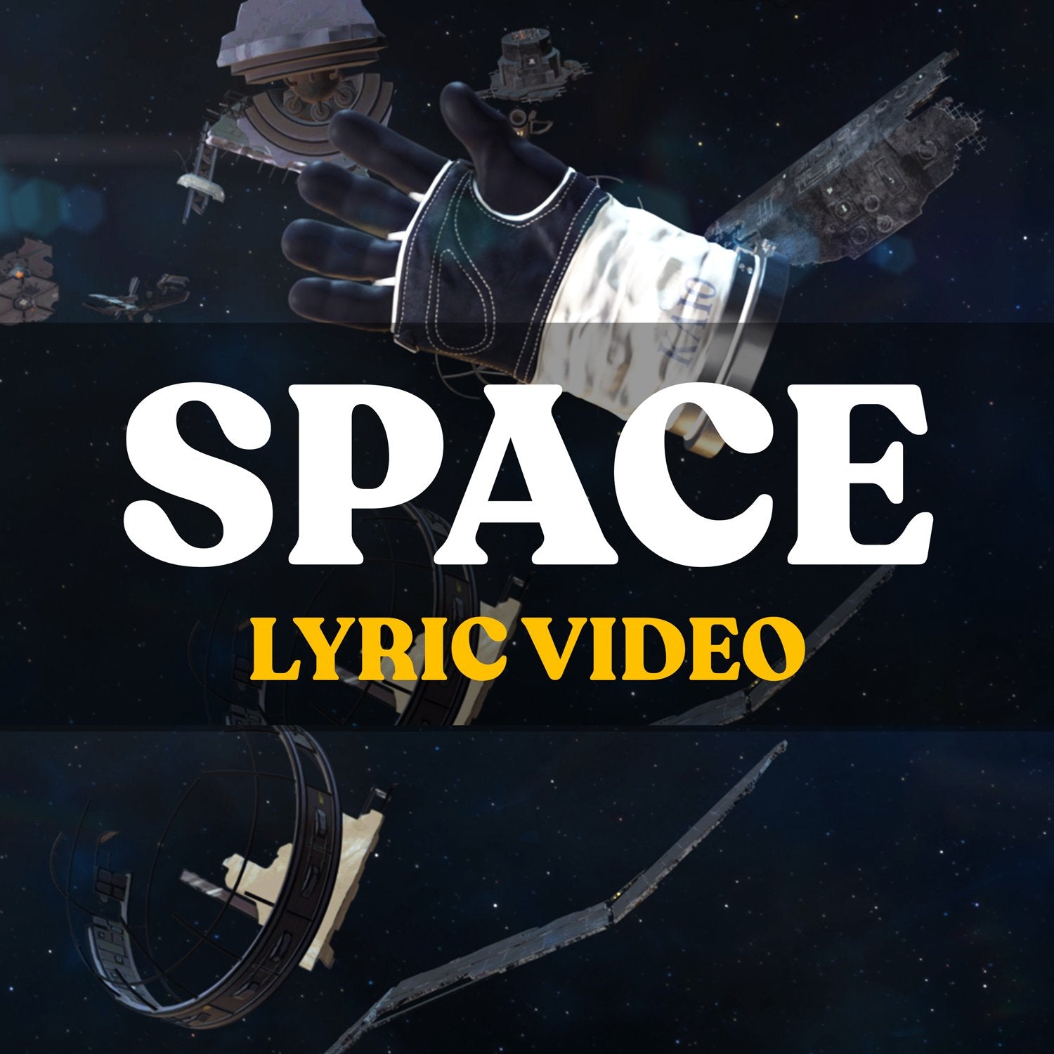 space premade lyric video