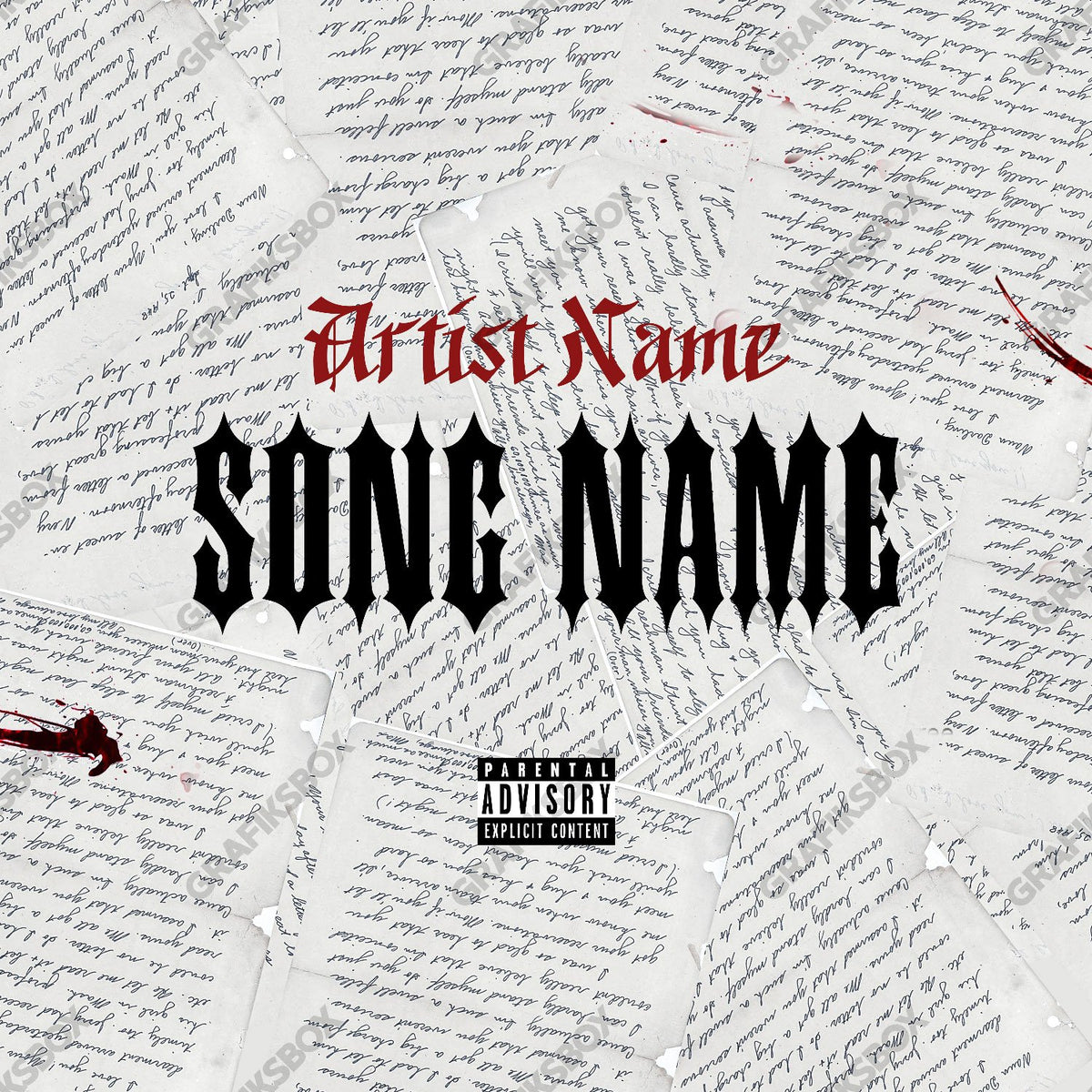 Sad Lyric premade cover art