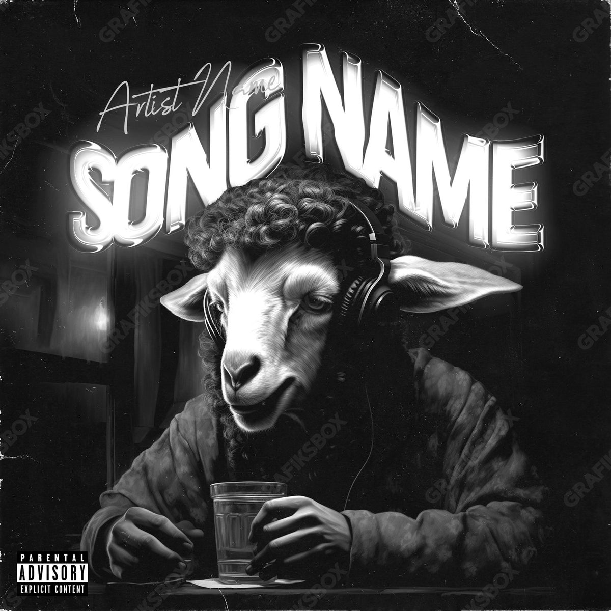 Sad Music premade cover art