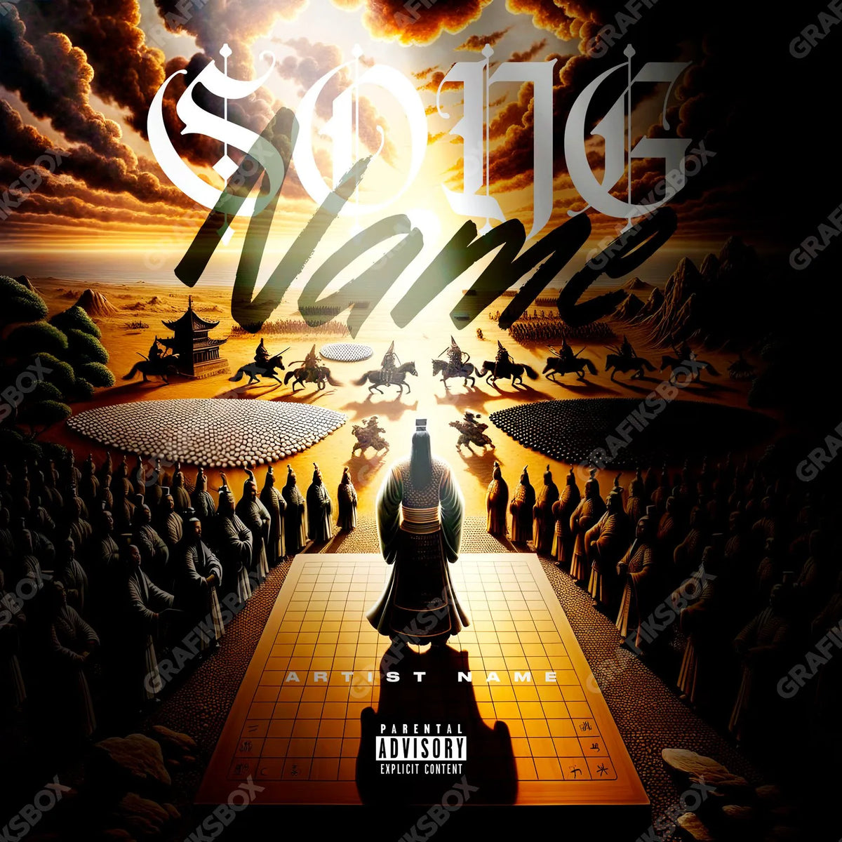 Samurai premade cover art