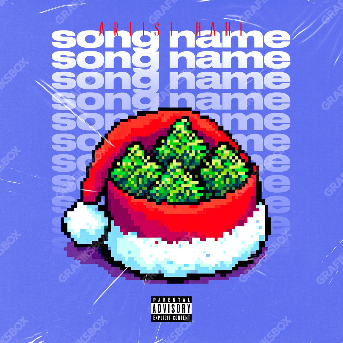 Santa Bud premade cover art