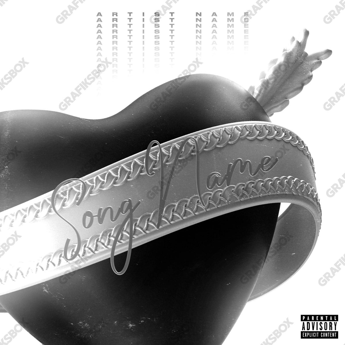 Silver premade cover art