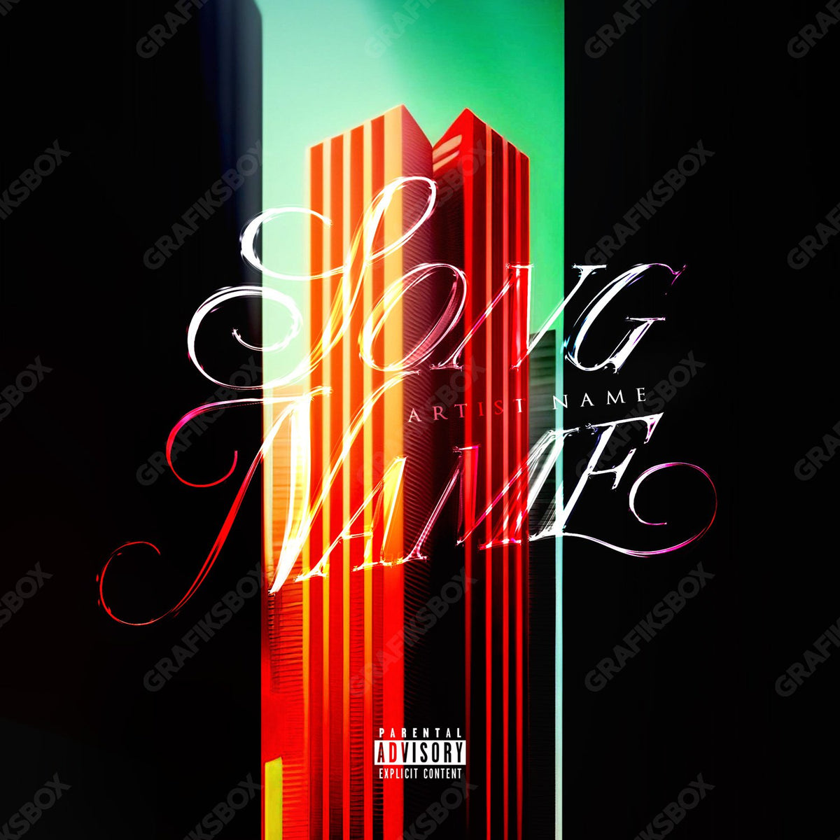 Skyscrapers premade cover art