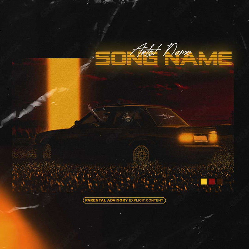 sunset peace premade cover art