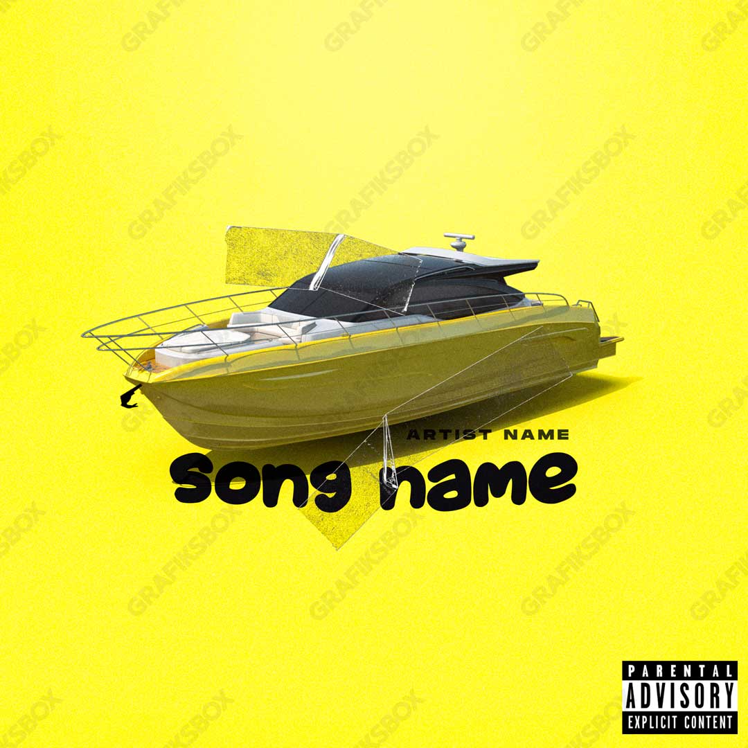 The Yellow Boat premade cover art