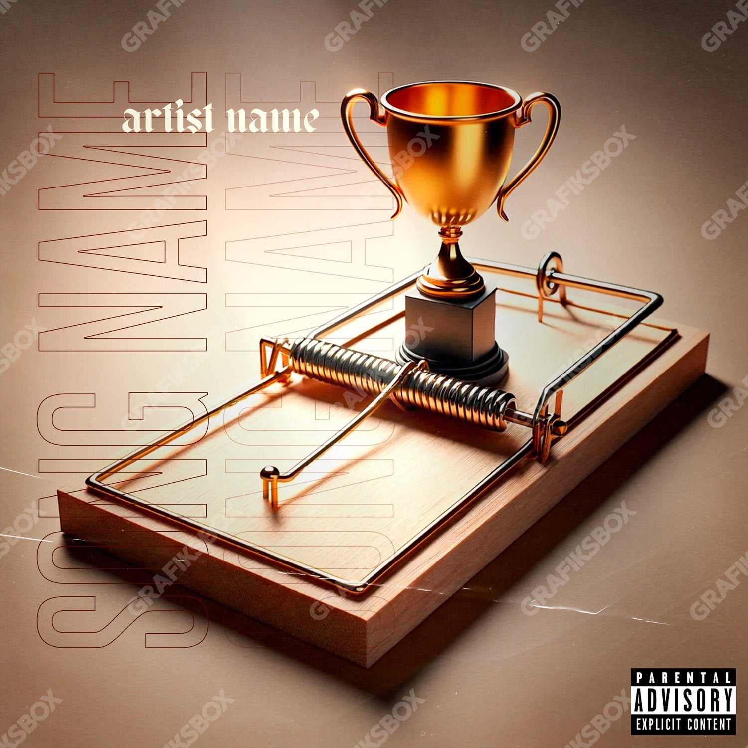 Trap Award premade cover art