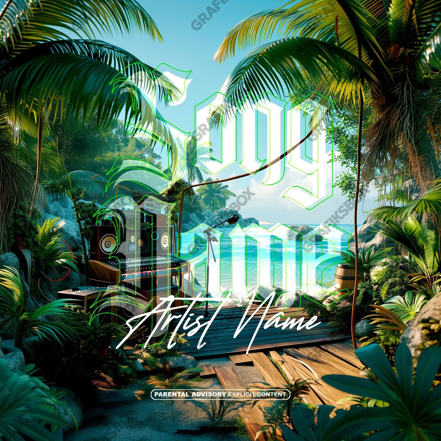 Tropic Song premade cover art