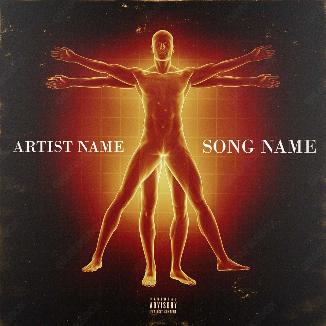 Vitruvian DaVinci premade cover art