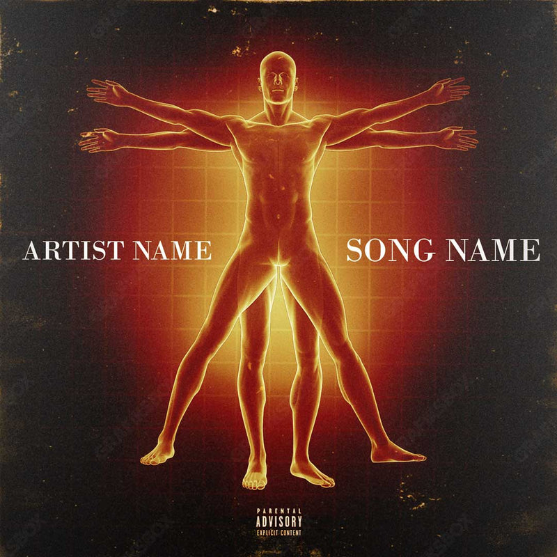 Vitruvian DaVinci premade cover art