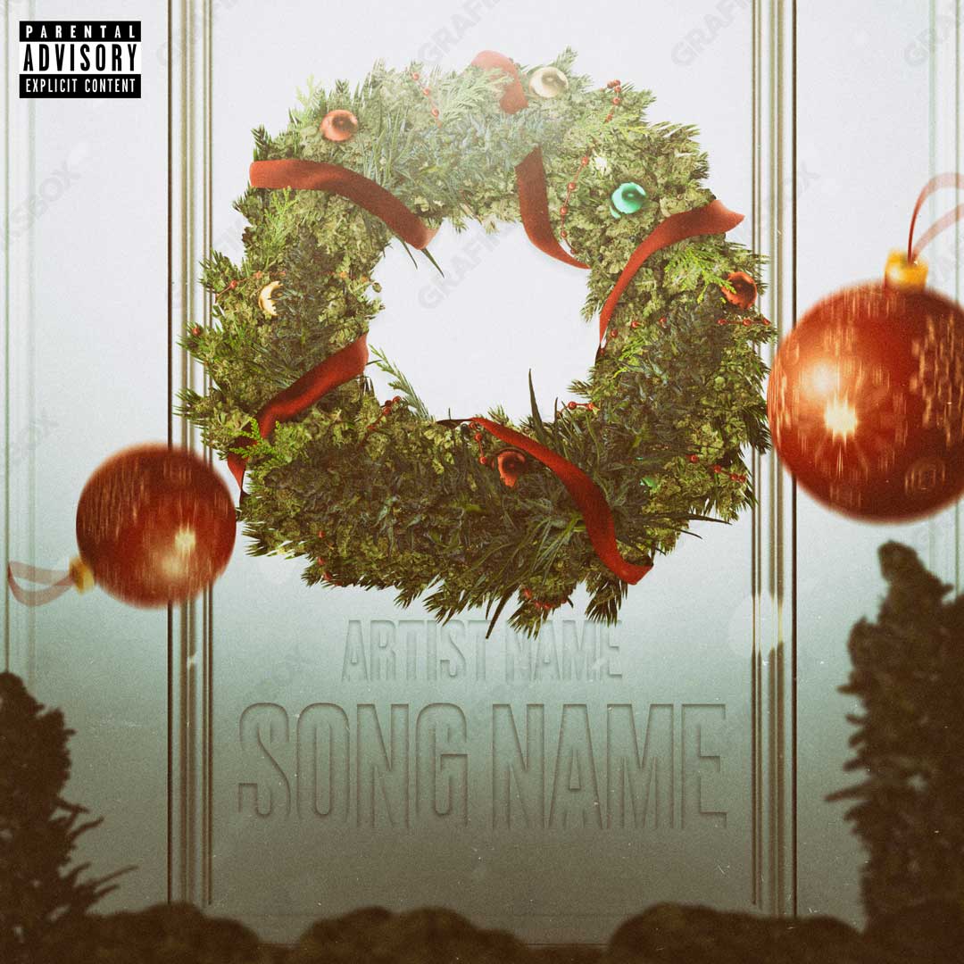 xmas weed premade cover art