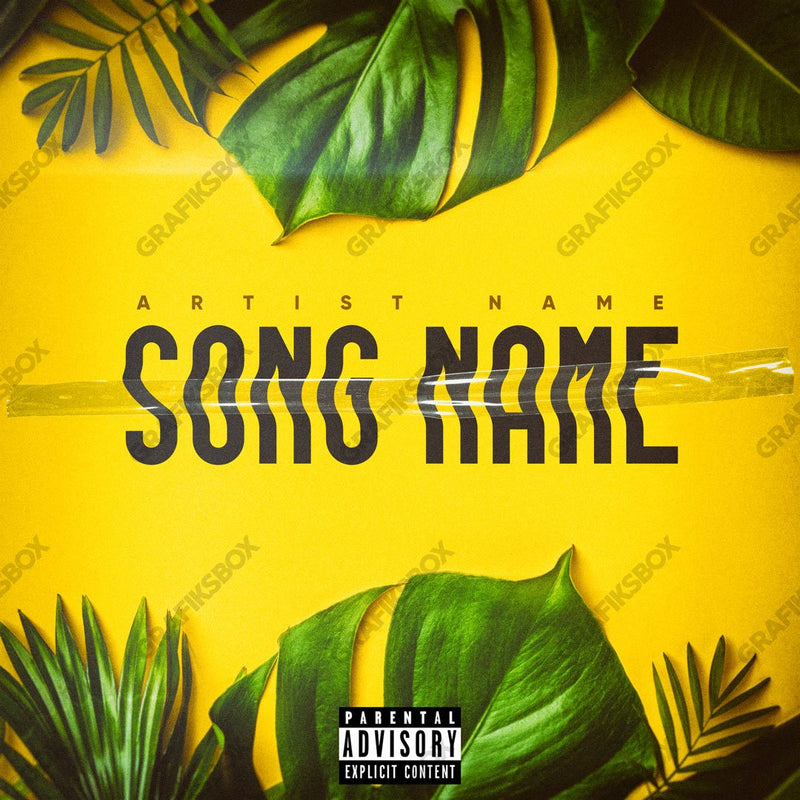 Yellow premade cover art