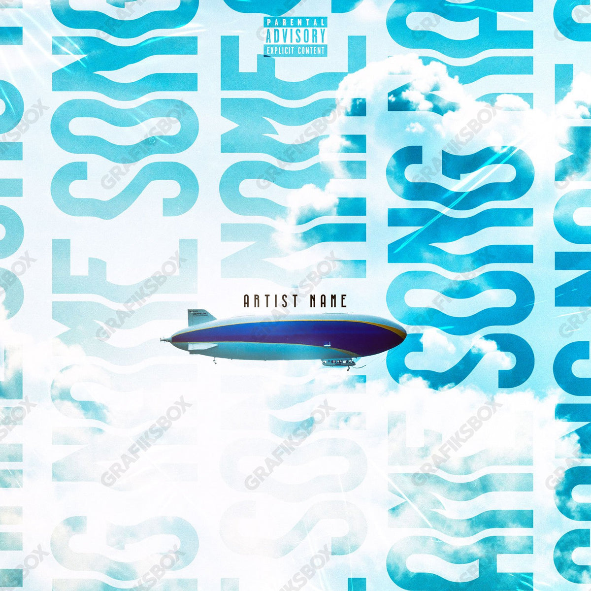 Zeppelin premade cover art