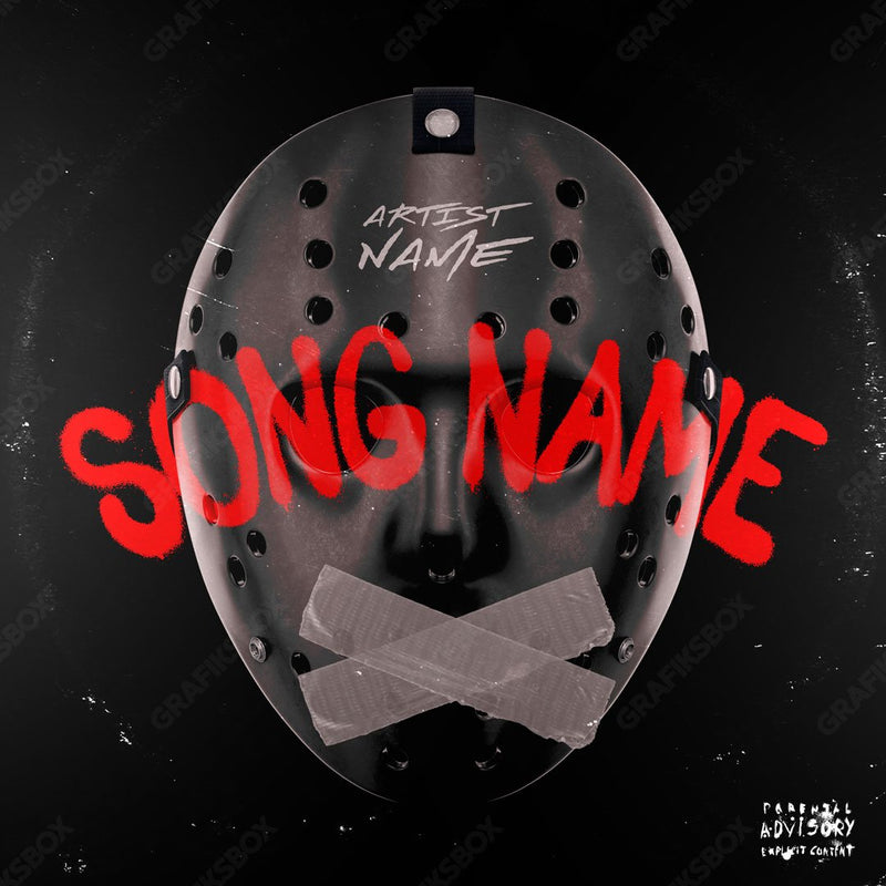 black mask premade cover art